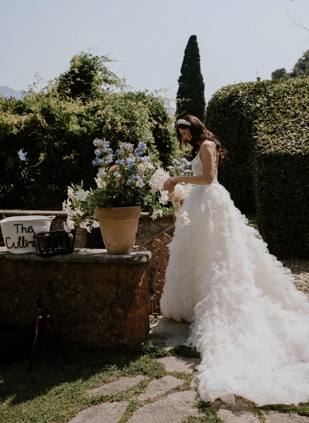 Nicole Cullimore, wedding planner and founder, photographed at her own wedding